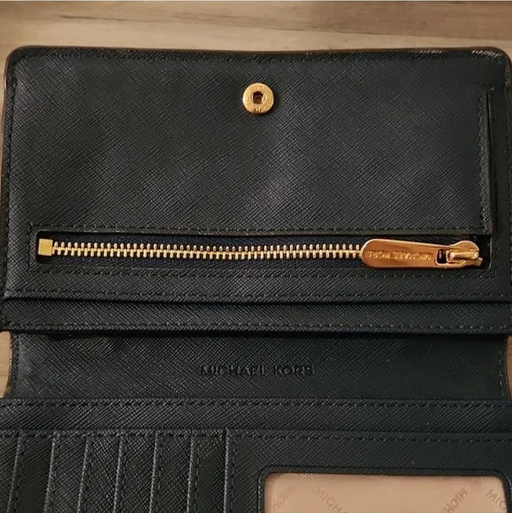 Michael Kors Navy Blue Wallet - Picture 9 of 11